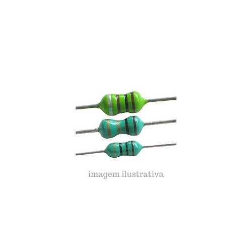 Indutor Axial COILS 1.2uH 300mA PTH Epoxy Pequeno - IND-144564 - Comecx Labs