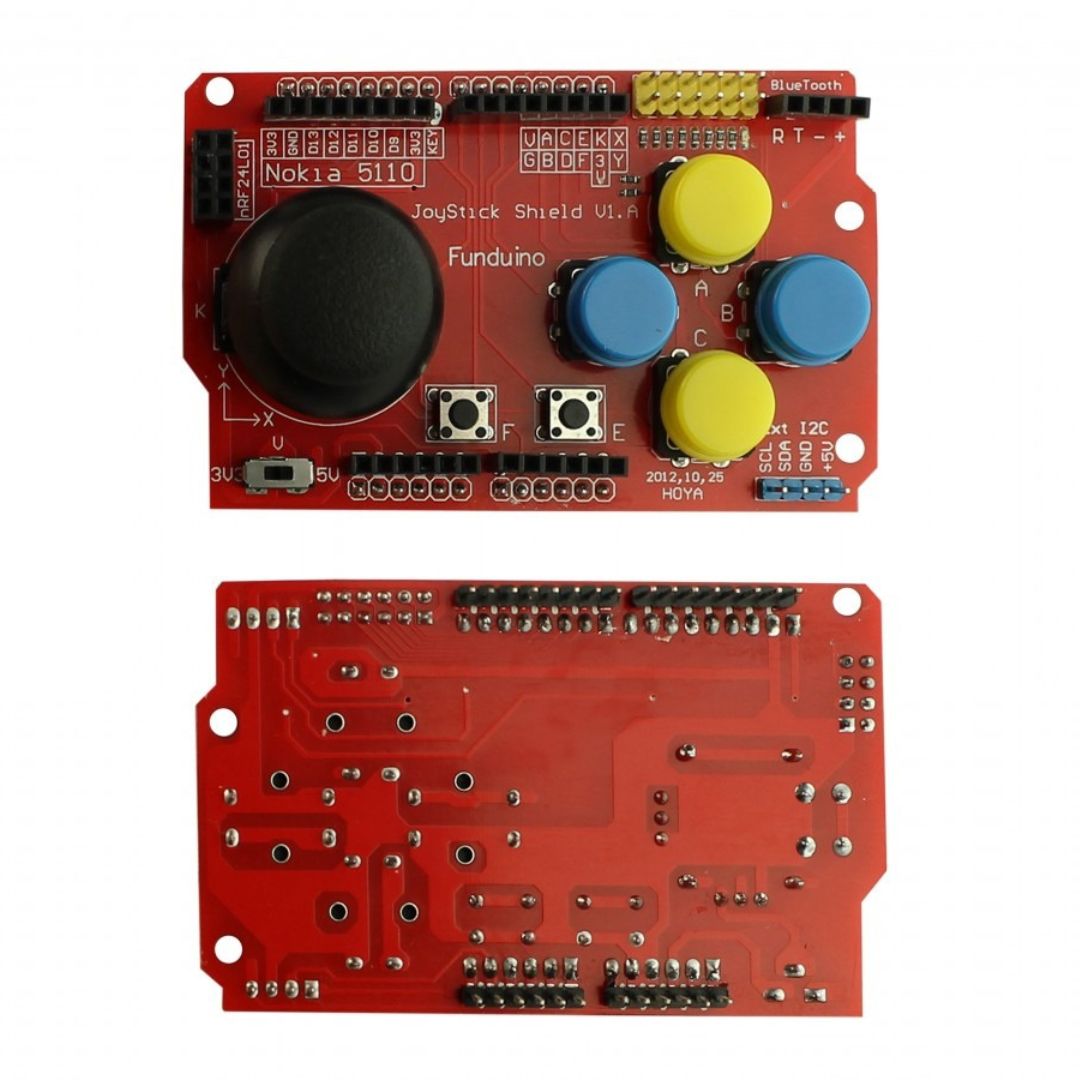 Joystick Shield Placa de Expansão Arduino V1.A - SHD-JOYSTICK - Comecx Labs