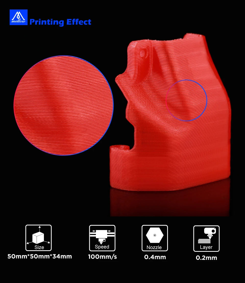 Kit 3 bicos NF Volcano para impressora 3D - imagem 15 - Comecx Labs