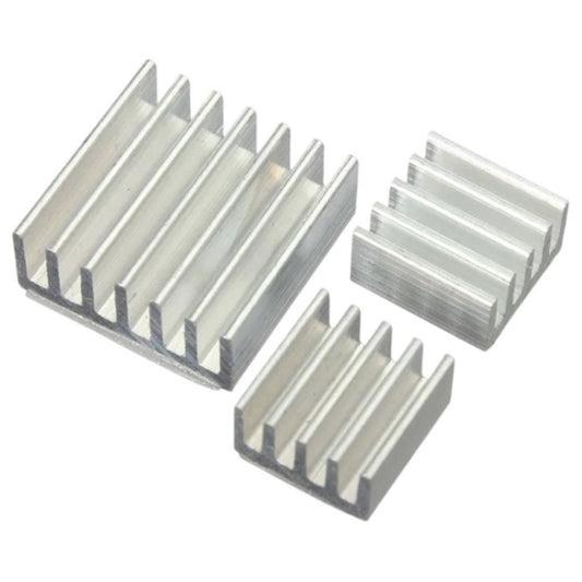 Kit com 3 Dissipadores para Raspberry - imagem 1 - Comecx Labs