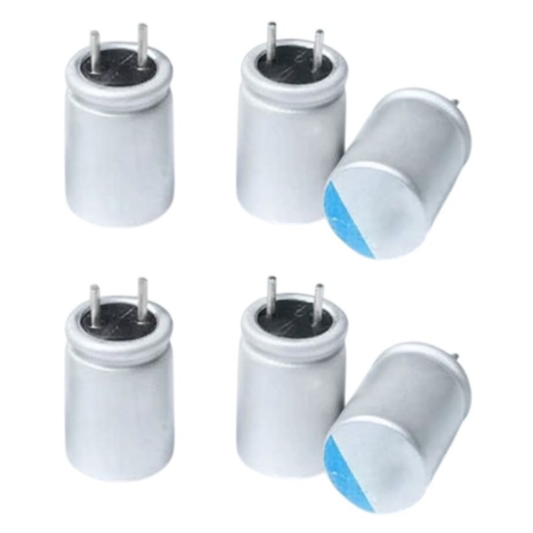 Kit com 20 Capacitores Eletrolíticos Sólidos 560uF 6.3V - KIT-CAP-ELET-SOLIDO-560UF-6V3-20 - imagem 1 - Comecx Labs