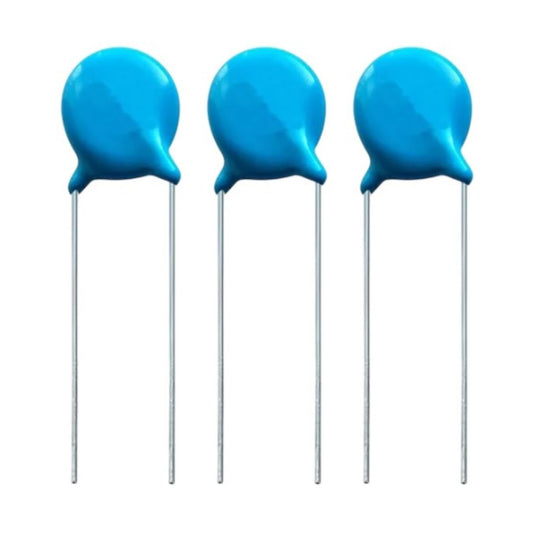 Kit com 50 Capacitores Cerâmicos Disco 470pF 1KV - KIT-CAP-CER-DISCO-470PF-1KV-50 - imagem 1 - Comecx Labs