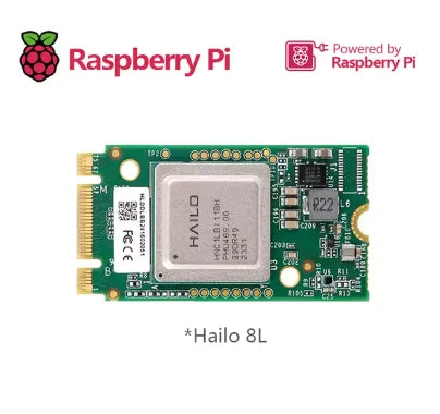 Kit de IA Raspberry Pi 5 com M.2 HAT e acelerador Hailo-8L - imagem 8 - Comecx Labs