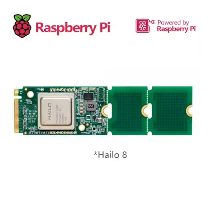 Kit de IA Raspberry Pi 5 com M.2 HAT e acelerador Hailo-8L - imagem 10 - Comecx Labs