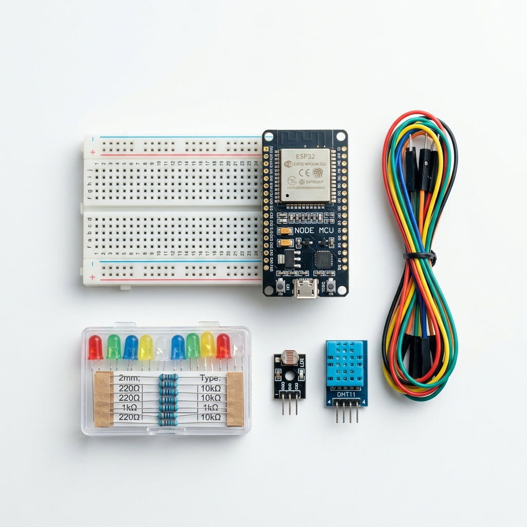 Kit IoT com ESP32 - Wi-Fi, Sensores e Automação para Makers - KIT-IOT-001 - Comecx Labs