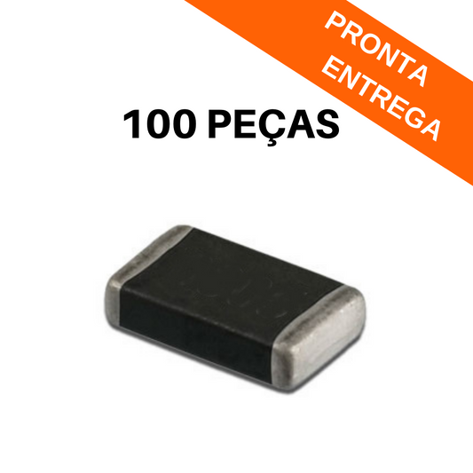 Kit 100 peças - Termistor NTC 10K SMD 0402 1% - MAN-PROT-THERMAL-60709 - Comecx Labs