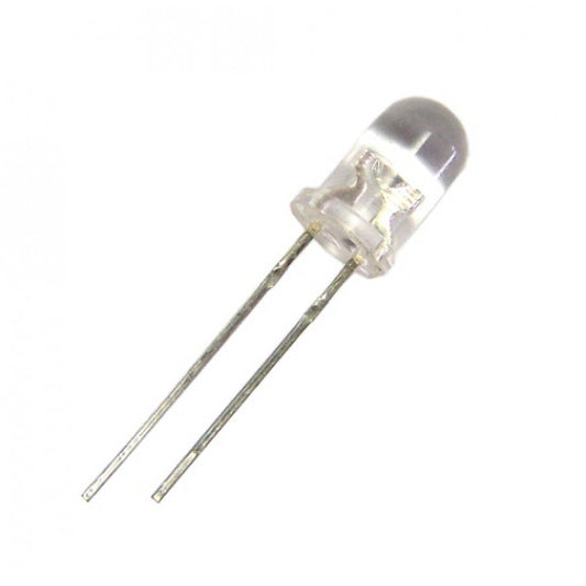 LED Alto Brilho 5mm Azul Transparente A/B 6000-9000MCD - COMP-LED-3531 - Comecx Labs