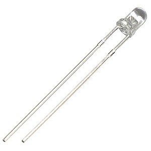 LED Alto Brilho Vermelho 3mm Transparente 1000MCD - COMP-LED-3217 - Comecx Labs