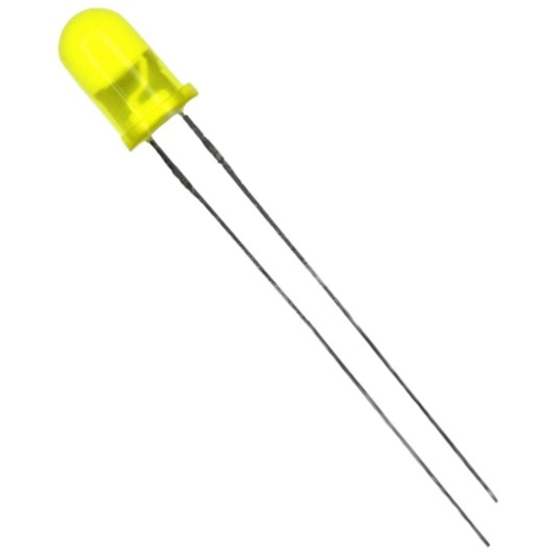 Led Difuso Amarelo 3MM 500MCD 590NM - COMP-LED-206844 - Comecx Labs