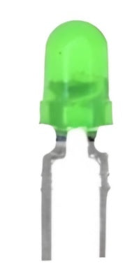 Led Difuso Leitoso Verde 3MM 26MCD SLR-34MG - COMP-LED-146060 - Comecx Labs