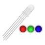 LED RGB Difuso 5mm de Ânodo Comum - Comecx Labs