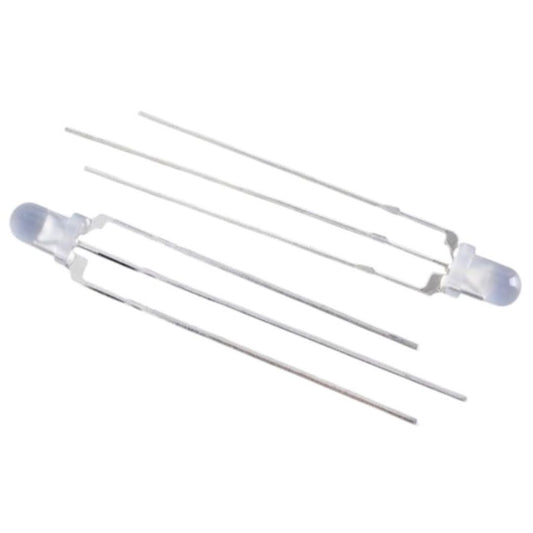 LED Bicolor Ânodo QLLP02YYGF-316 3mm PTH Quelighting - COMP-SENSOR-QLLP02YYGF-316 - Comecx Labs