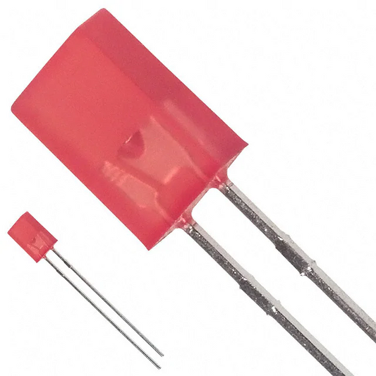 LED Difuso Vermelho HLMP-S100 5mm 7,5mcd Broadcom - COMP-SENSOR-HLMP-S100 - Comecx Labs