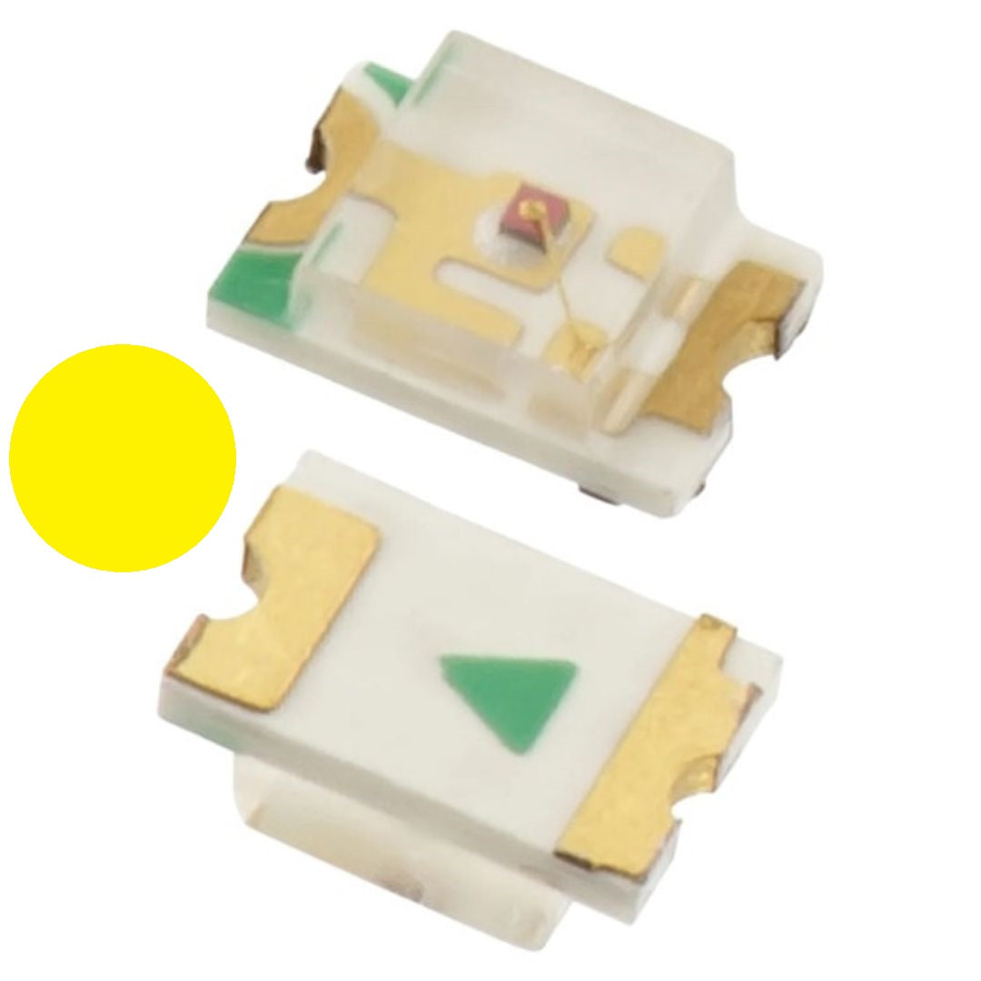 LED SMD Amarelo HT-170Y 0805 590nm Harvatek - COMP-SENSOR-HT-170Y - Comecx Labs