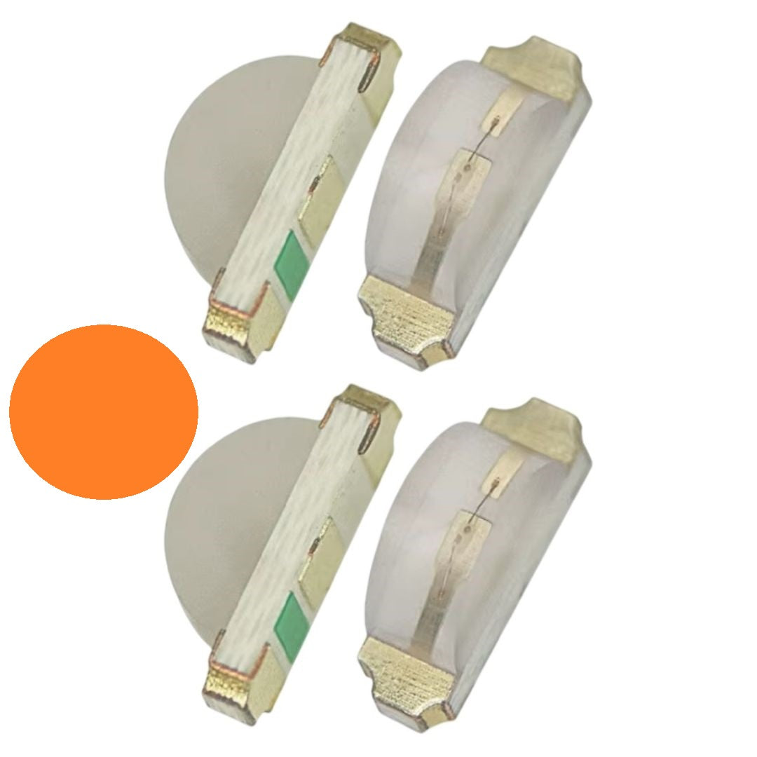 LED SMD Laranja HT-110UD 1204 605nm Harvatek - COMP-SENSOR-HT-110UD - Comecx Labs