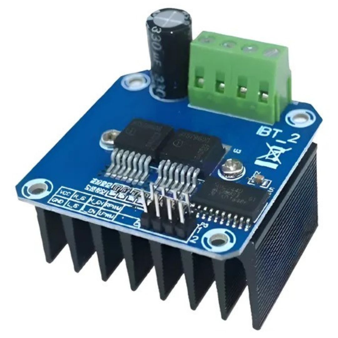Módulo Driver Ponte H BTS7960 43A Alta Potência - MOD-DRV-BTS7960-43A - Comecx Labs