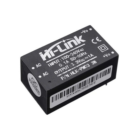 Módulo Mini Fonte Hi-Link 3.3V 3W 1A HLK-PM03 - ENE-FONTE-HLK-PM03-3V3 - Comecx Labs