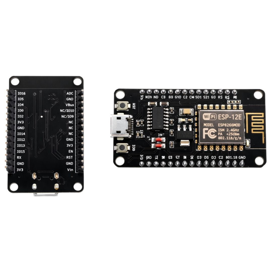Módulo Wifi + Bluetooth ESP8266 NODEMCU 30 Pinos USB Tipo C ESP12E V3 (ESP-12E) - CTRL-ESP8266-NODEMCU-USBC - Comecx Labs