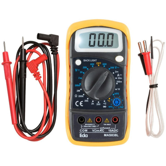 Multímetro Digital com Sensor de Temperatura 9KD - FER-MULT-TEMP-9KD - Comecx Labs