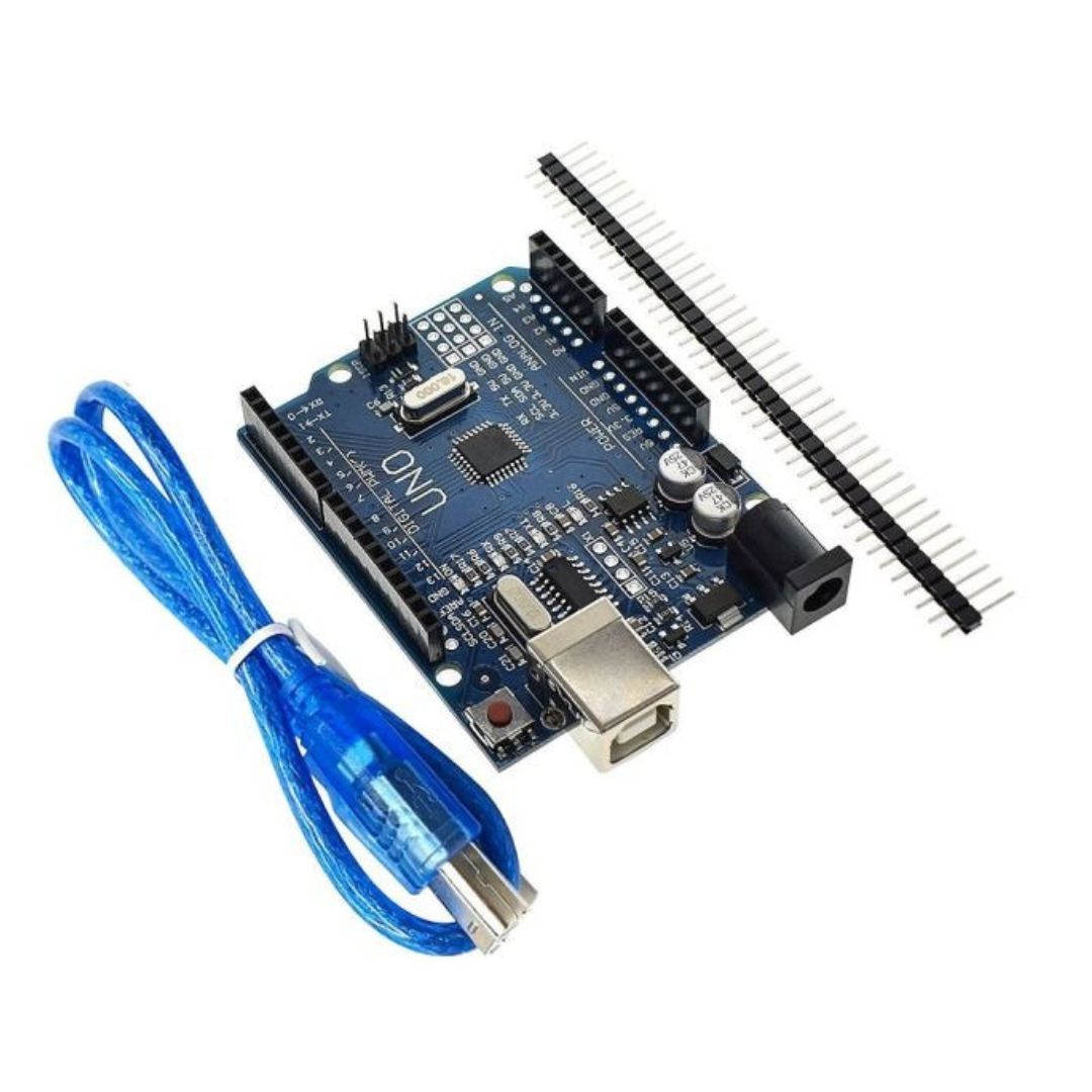Placa Arduino Uno R3 SMD - Chip ATMEGA328PB + CH340 - Com Cabo - ARD-UNO-R3-SMD - Comecx Labs