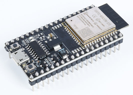 Placa de Desenvolvimento Módulo ESP32-WROOM-32E - 38 Pinos Soldados - CTRL-ESP32-WROOM32E-38P - Comecx Labs
