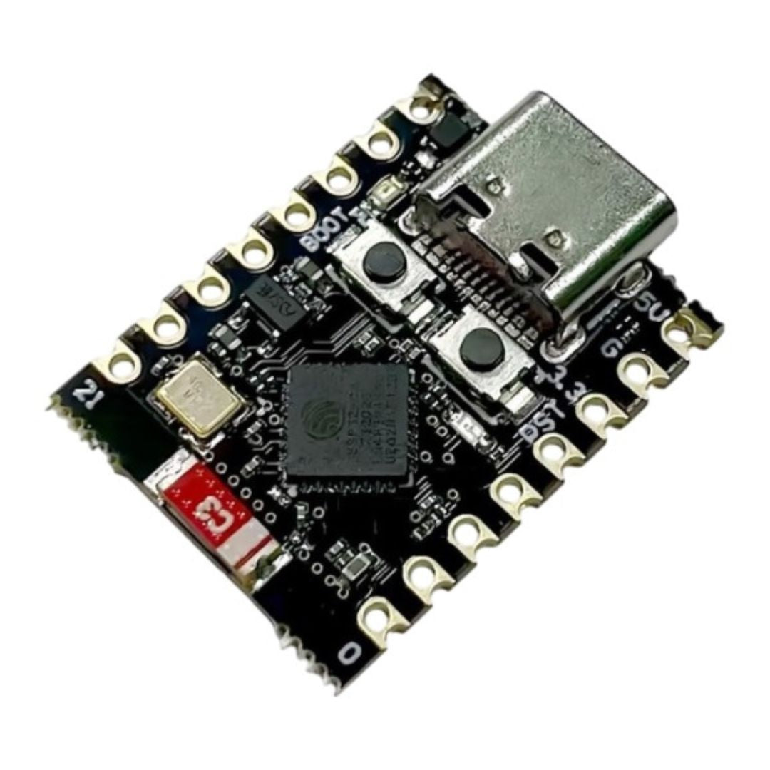 Placa Super Mini ESP32-C3 USB Tipo C - Wi-Fi e Bluetooth - CTRL-ESP32C3-SUPERMINI - Comecx Labs
