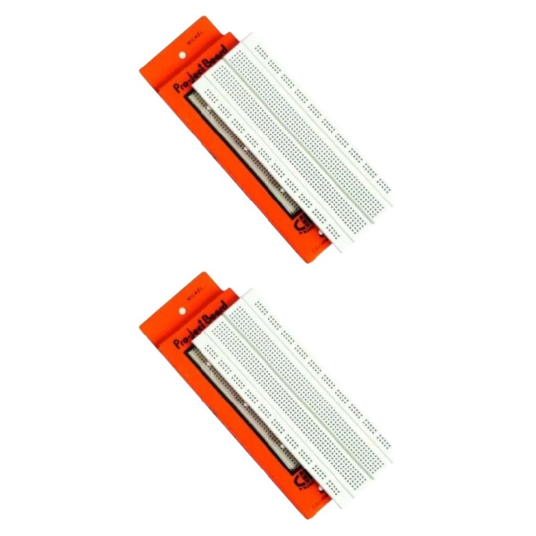 Placa Protoboard BreadBoard 840 Pontos (Furos) Sem Base BB-01 - PROTO-BB01-840 - Comecx Labs