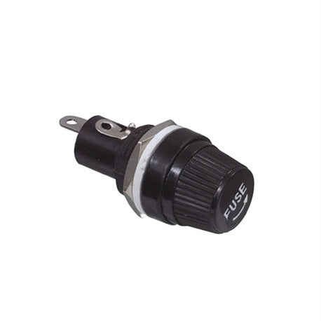 Porta Fusivel 5X20 10A 250V Tampa Chave - MF528 - MAN-PROT-FUSE-156178 - Comecx Labs