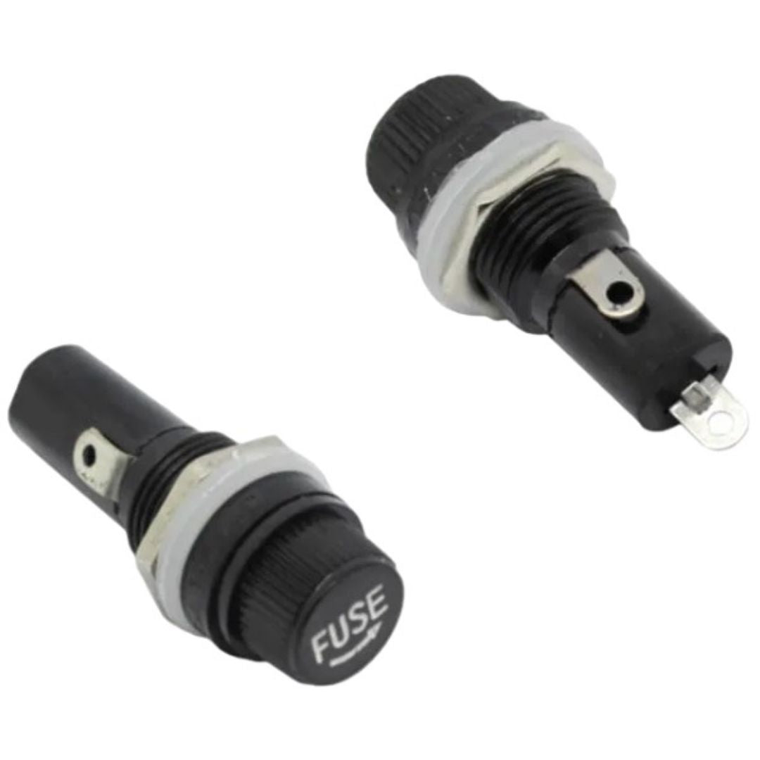 Porta Fusível de Rosca 6x30mm para Painel (BLX-2) - MAN-PROT-FUSE-156132 - Comecx Labs