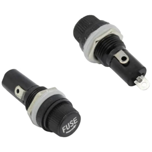 Porta Fusível de Rosca 6x30mm para Painel (BLX-2) - MAN-PROT-FUSE-156132 - Comecx Labs