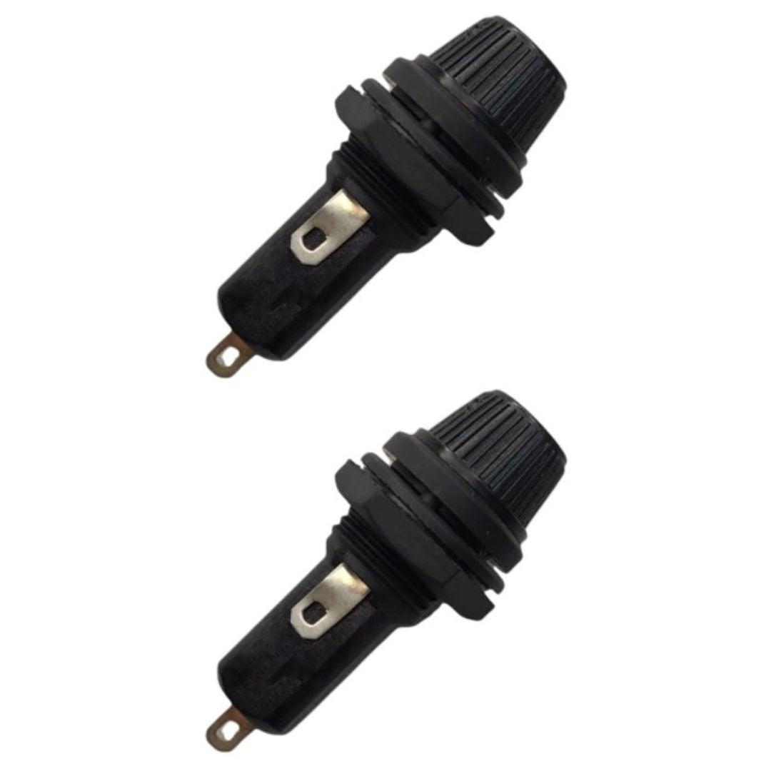 Porta Fusível Nylon Preto (-11005/F) Margirius - MAN-PROT-FUSE-241278 - Comecx Labs