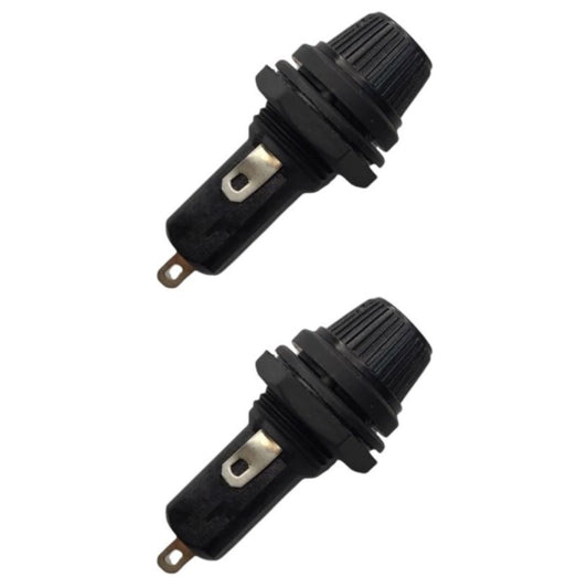 Porta Fusível Nylon Preto (-11005/F) Margirius - MAN-PROT-FUSE-241278 - Comecx Labs