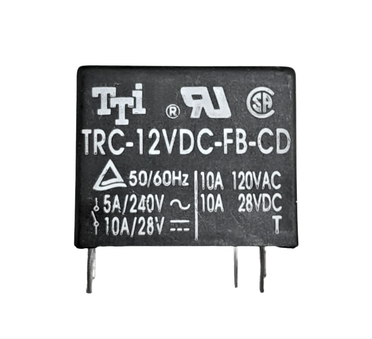 Relé 12V 10A 5 Pinos TRC-12VDC-FB-CD - COMP-RELE-132043 - Comecx Labs