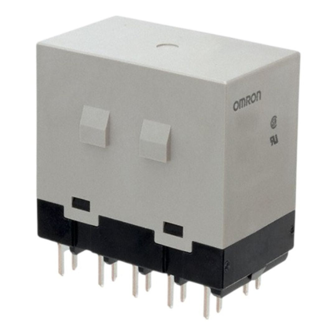 Relé 10 Pinos 24V 25A PTH 4PST-NA (DM) (4 tipo X) (G7J-4A-P-DC24) - MAN-PROT-RELAY-190738 - Comecx Labs