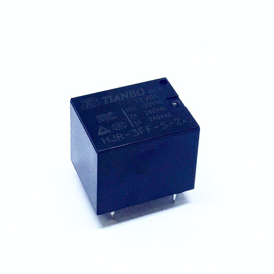 Rele 12v 10a 5 pinos 120VAC (HJR-3FF-S-Z) - Tianbo - MAN-PROT-RELAY-9851 - Comecx Labs