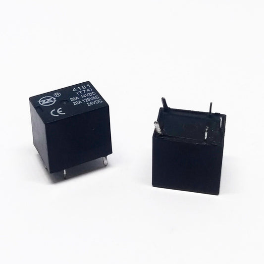 Rele 24v 20a 5 pinos 125v (T74) - Zx - MAN-PROT-RELAY-5153 - Comecx Labs