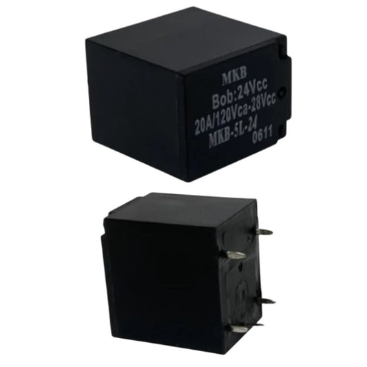 Relé 24V 20A 5 Pinos (MKB-5L-24) - MAN-PROT-RELAY-213460 - Comecx Labs