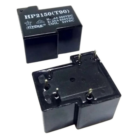 Relé 24V 20A 6 Pinos HP2150(T90) - MAN-PROT-RELAY-3501 - Comecx Labs