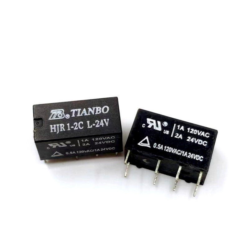 Relé 24V 2A 8 Pinos HJR1-2CL-24V - Tianbo - MAN-PROT-RELAY-103947 - Comecx Labs