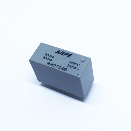 Rele 30v 8a 8 pinos (RI6275-06) - Arpe - MAN-PROT-RELAY-7621 - Comecx Labs