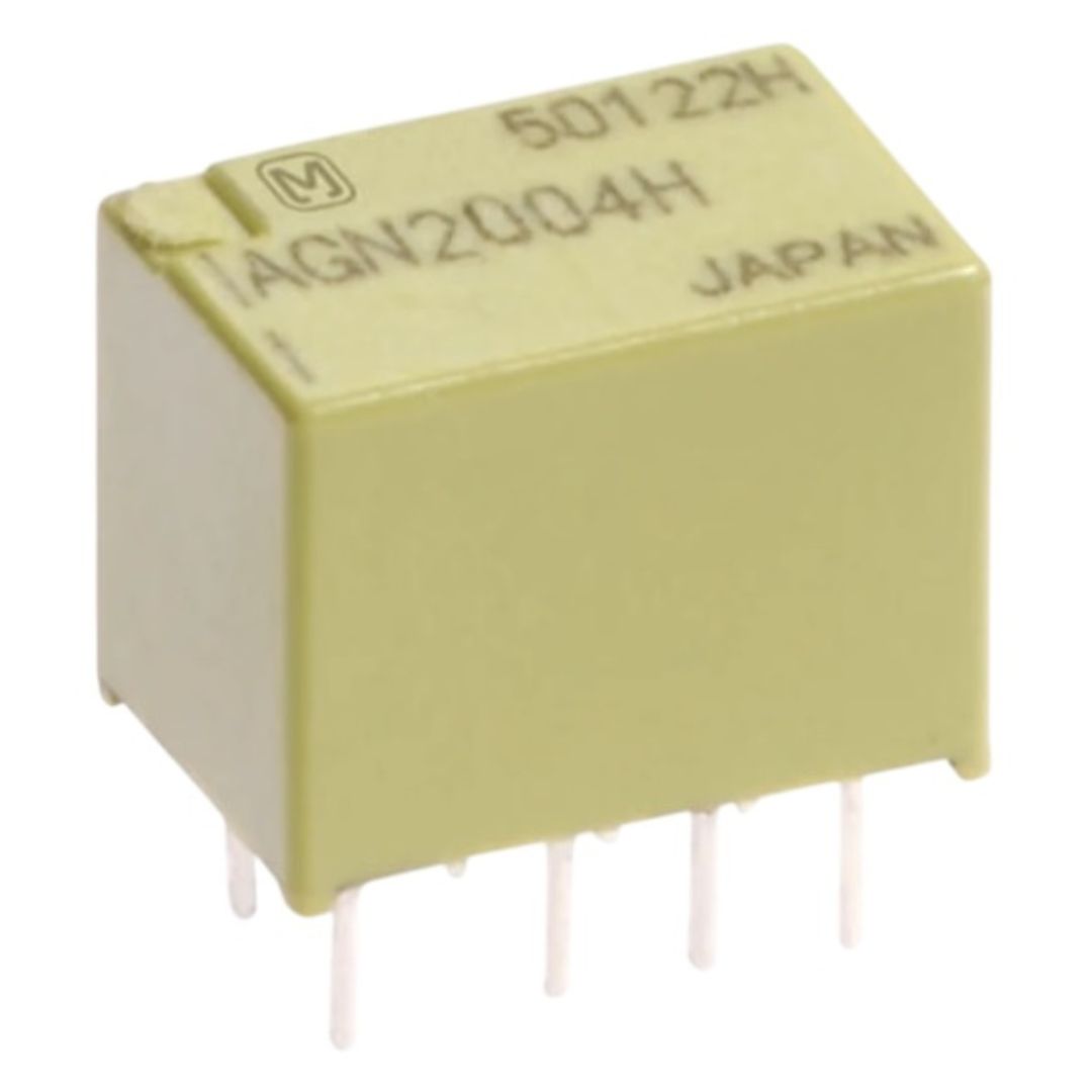 Relé 4.5V 1A 8 Pinos DPDT (AGN2004H) Panasonic - MAN-PROT-RELAY-229090 - Comecx Labs