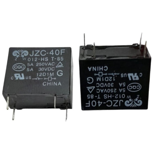 Relé 4 Pinos 12V 5A (JZC-40F 012-HS) 1NA - MAN-PROT-RELAY-183272 - Comecx Labs