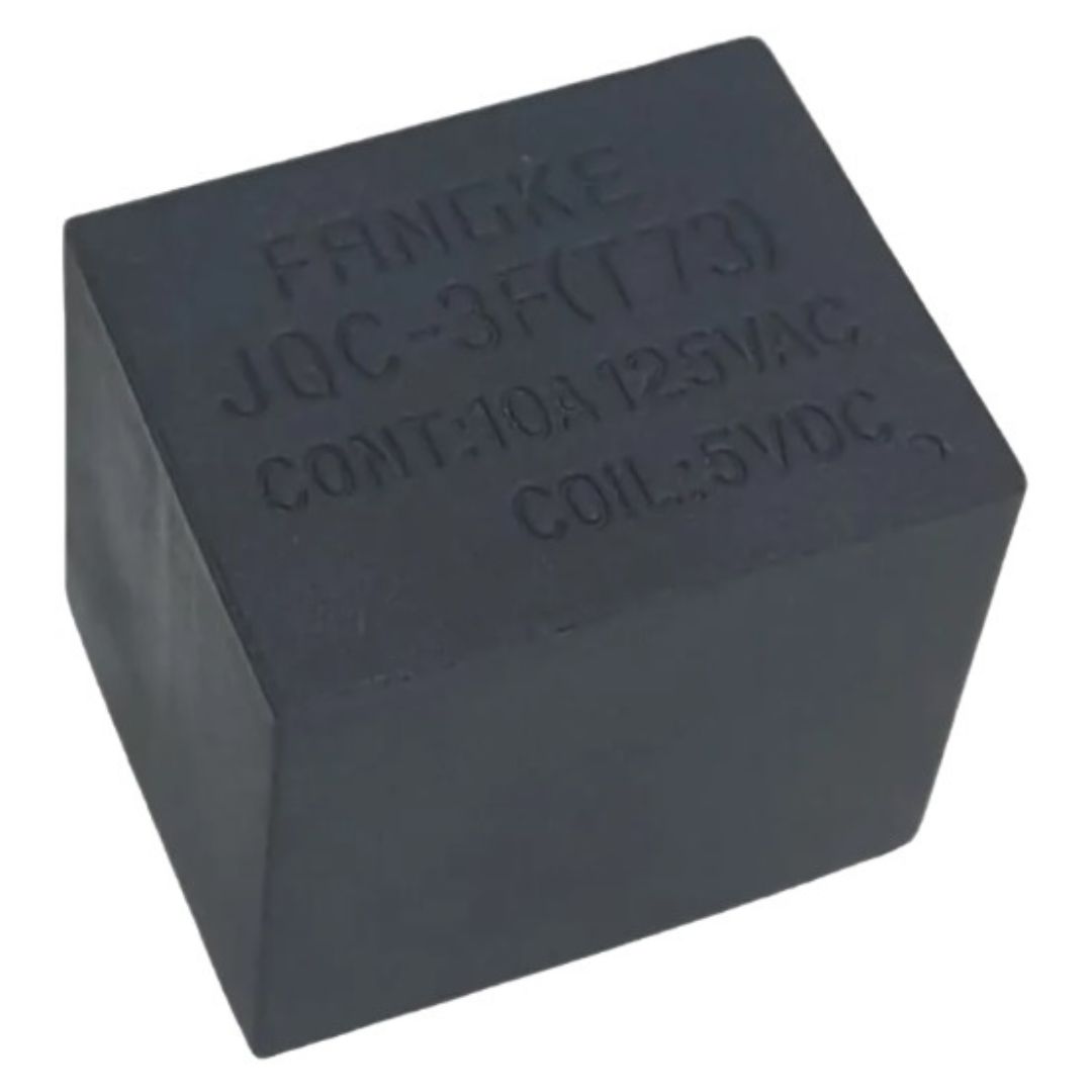 Relé 5V 10A 5 Pinos JQC-3F (T73) 125VAC - MAN-PROT-RELAY-1485 - Comecx Labs