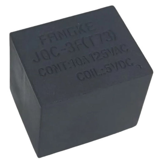 Relé 5V 10A 5 Pinos JQC-3F (T73) 125VAC - MAN-PROT-RELAY-1485 - Comecx Labs