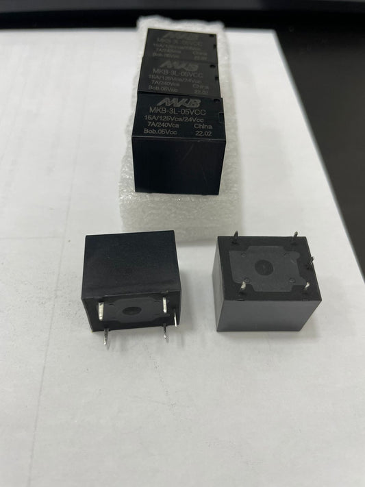 Relé 5V 12A / 15A 5 Pinos MKB (MKB-3L-05VCC) - MAN-PROT-RELAY-127559 - Comecx Labs