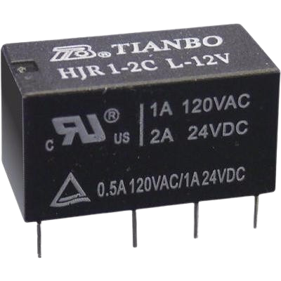 Rele 6V 1A 8 pinos (HJR1-2CL-06V) - MAN-PROT-RELAY-75883 - Comecx Labs