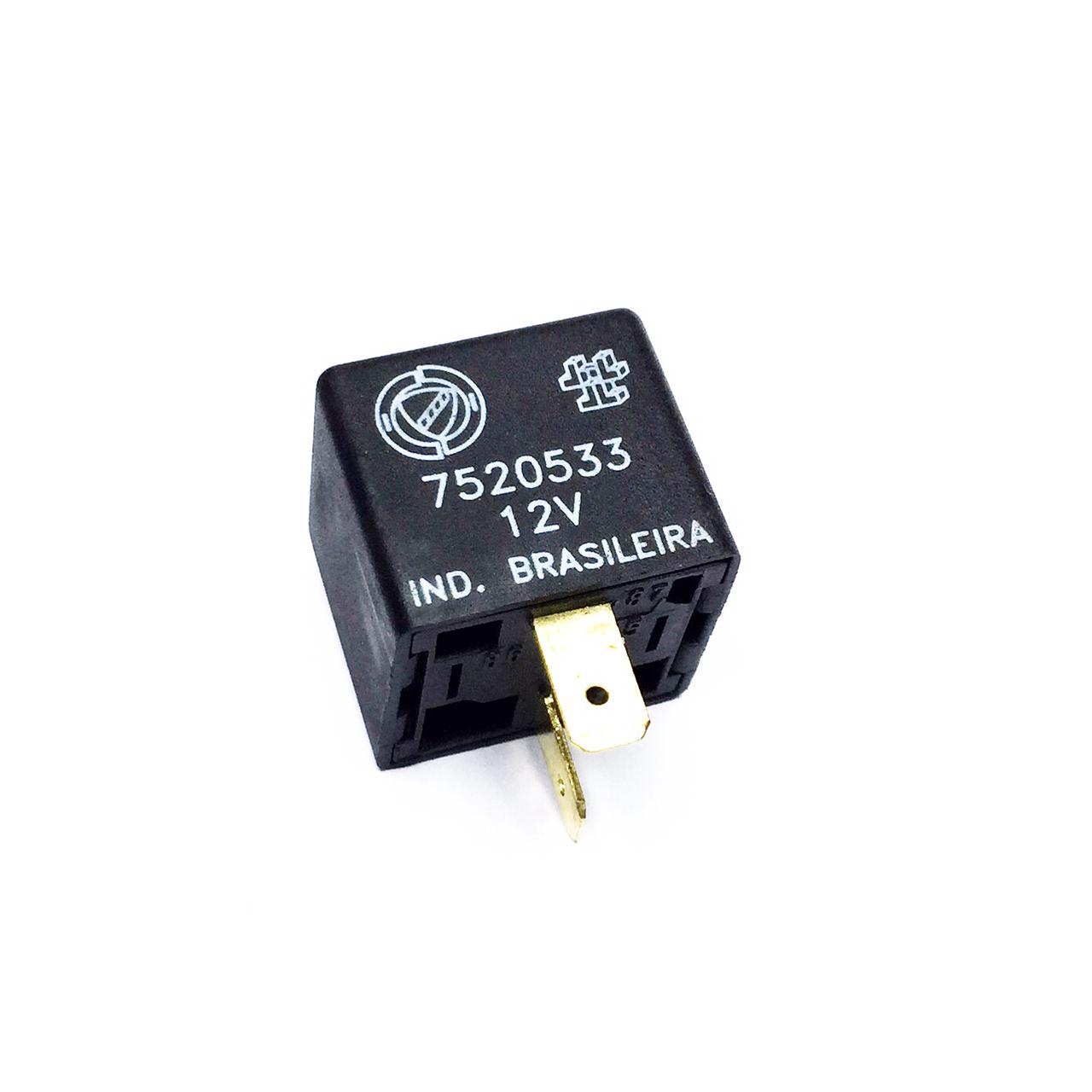 Rele Auxiliar HL 12V 2 pinos Tempra (7520533) - MAN-PROT-RELAY-23677 - Comecx Labs