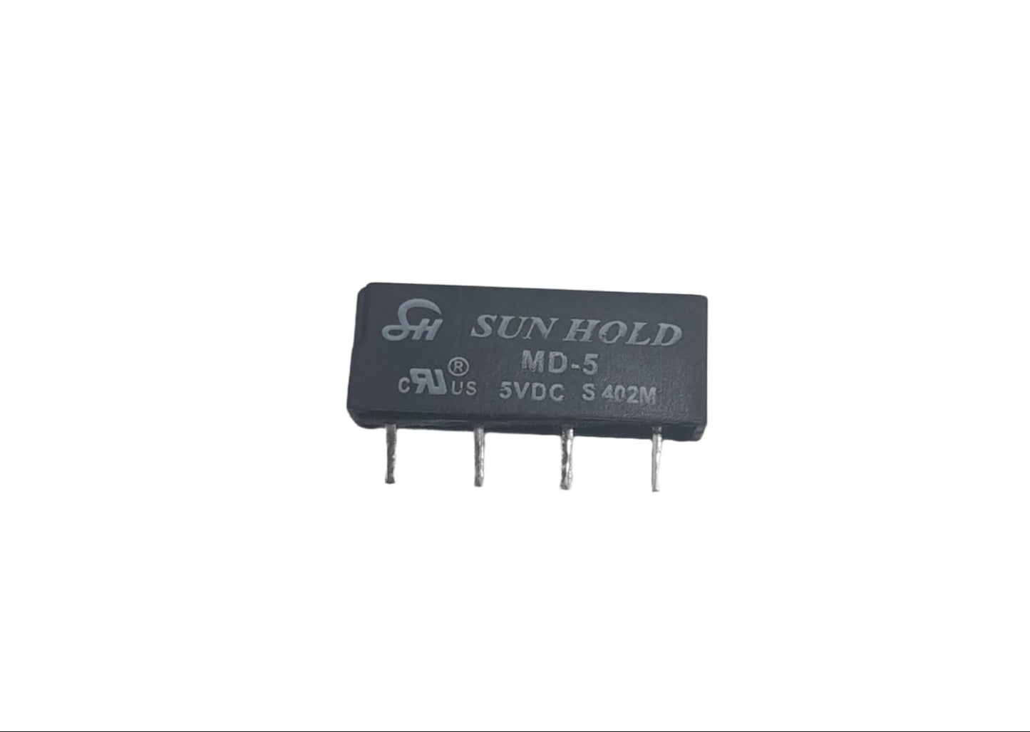Rele MD-5 5VDC 500MA - 4 Pinos Na - SUN HOLD (SIP Reed Relay) - MAN-PROT-RELAY-137371 - Comecx Labs