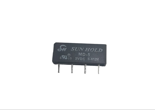 Rele MD-5 5VDC 500MA - 4 Pinos Na - SUN HOLD (SIP Reed Relay) - MAN-PROT-RELAY-137371 - Comecx Labs