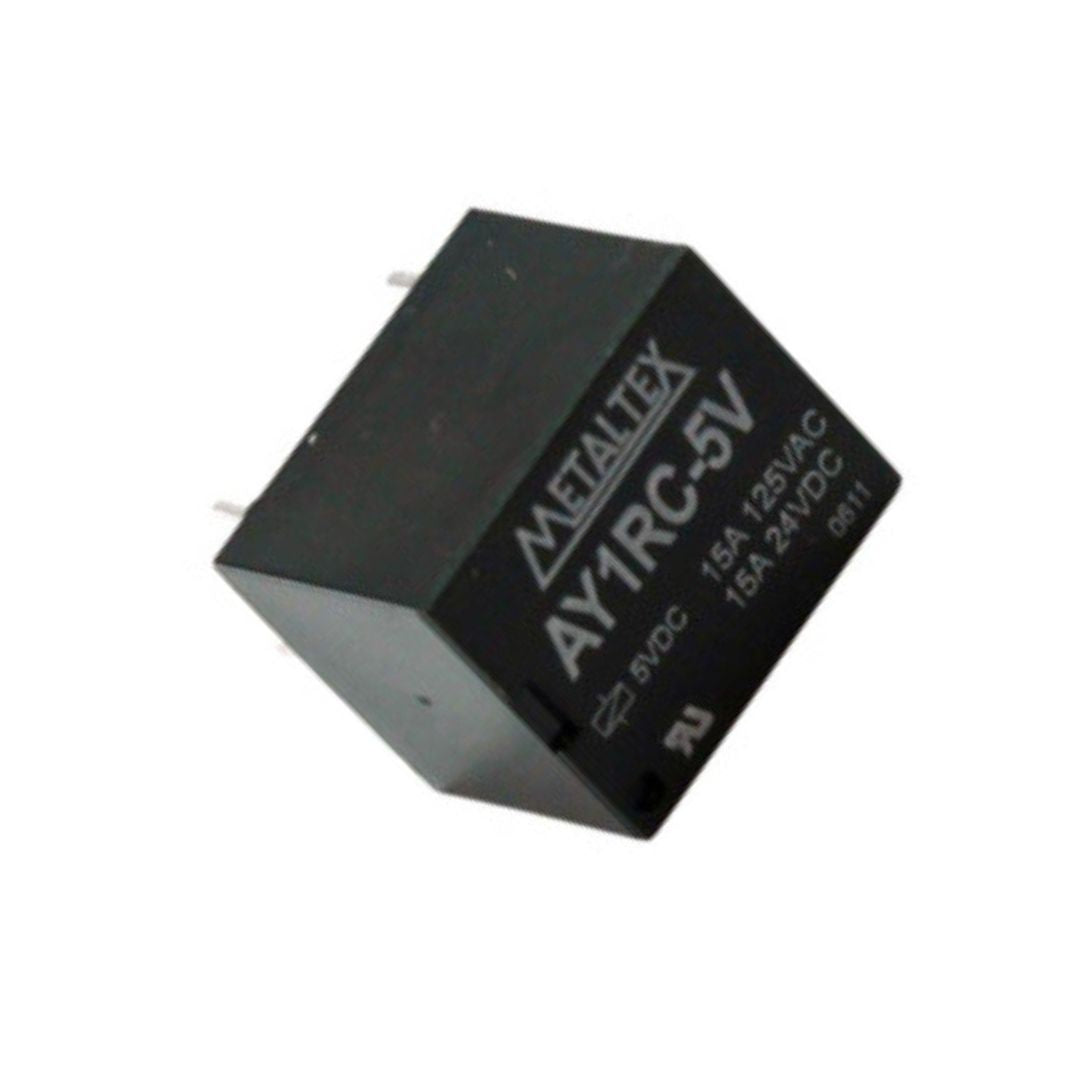 Rele Miniatura 5V 15A 5 pinos - Metaltex (AY1RC-5V) - MAN-PROT-RELAY-62919 - Comecx Labs